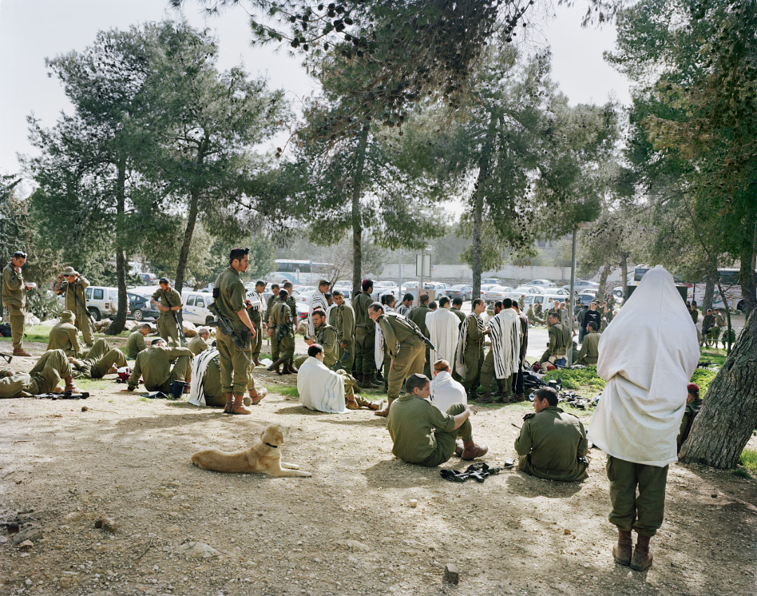 Israeli Red Beret Paratroopers, Ammunition Hill.<br/> Occupied East Jerusalem.